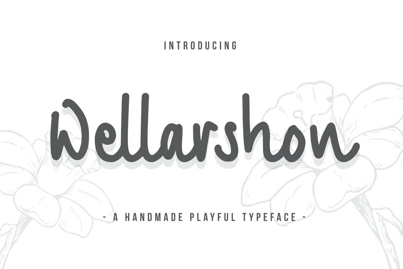 Wellarshon - A Handmade Playful Typeface