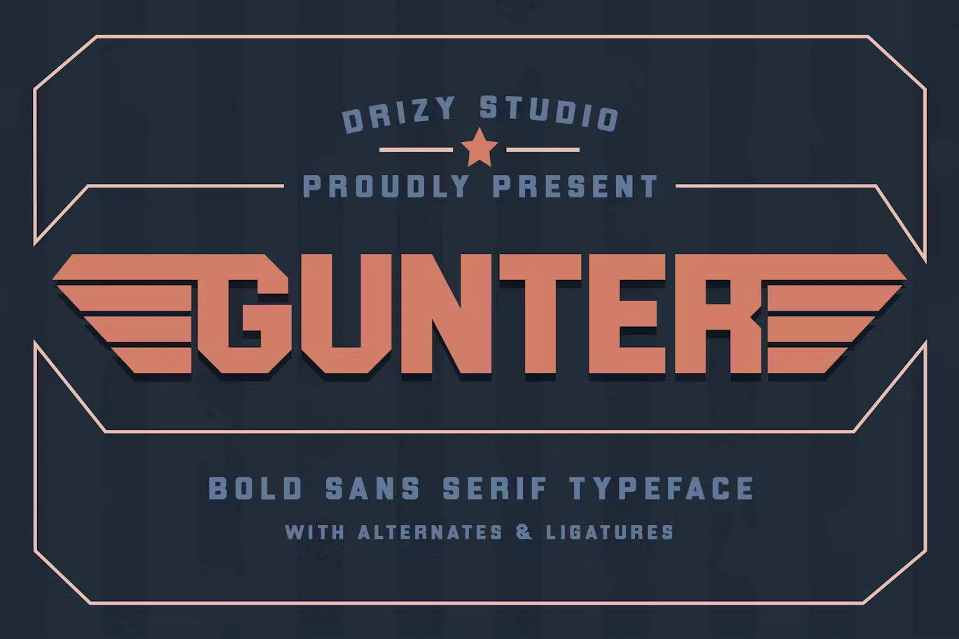 Gunter - Bold Sans Serif Typeface