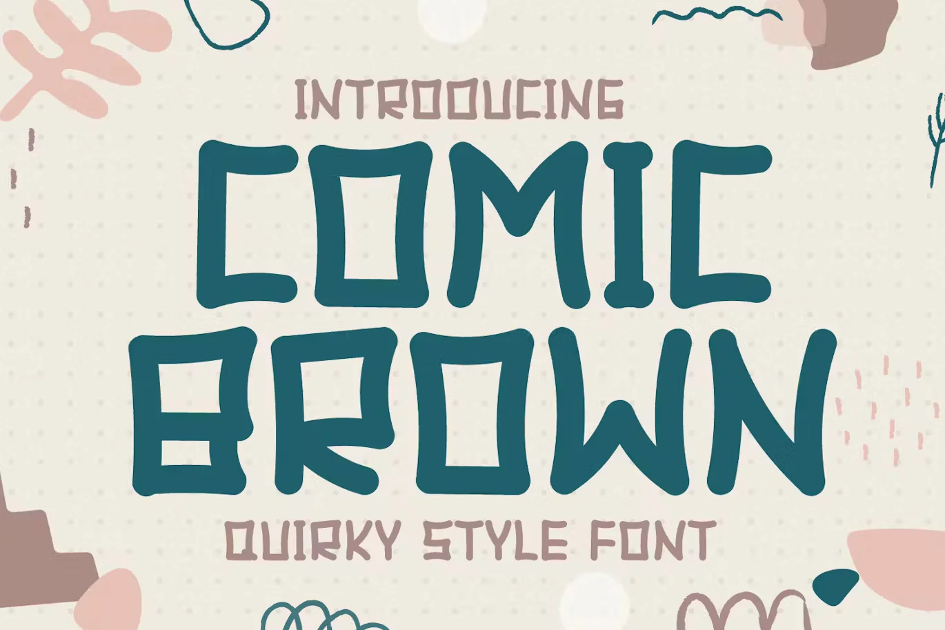 Comic Brown - Quirky Display Font