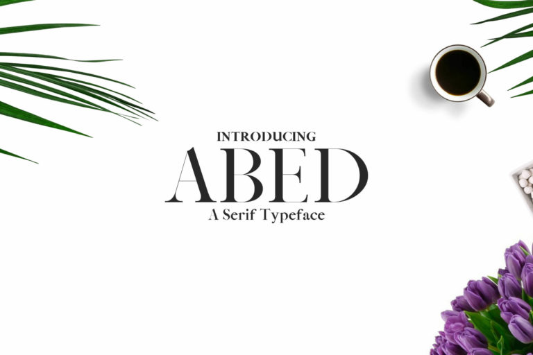 Abed Serif Font Family | Typeface