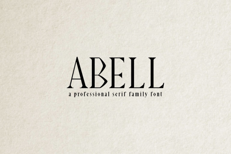 Abell Serif Font Family