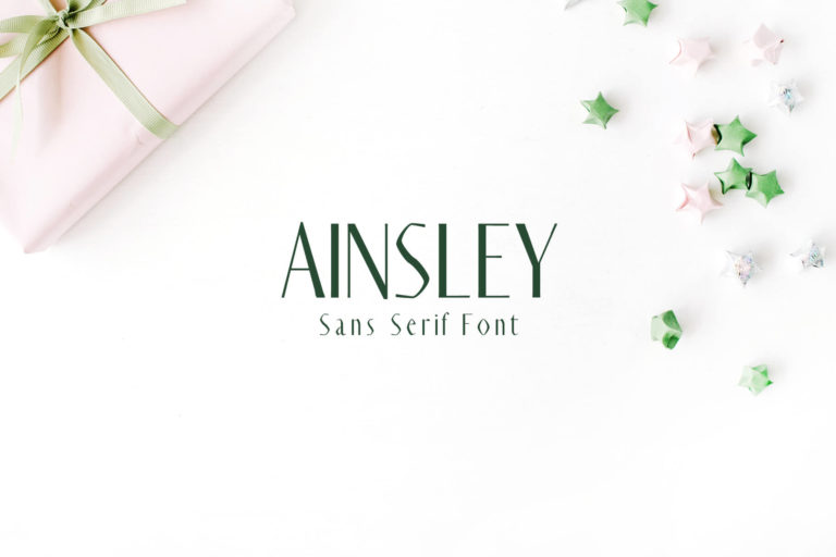 Ainsley Sans Serif Font