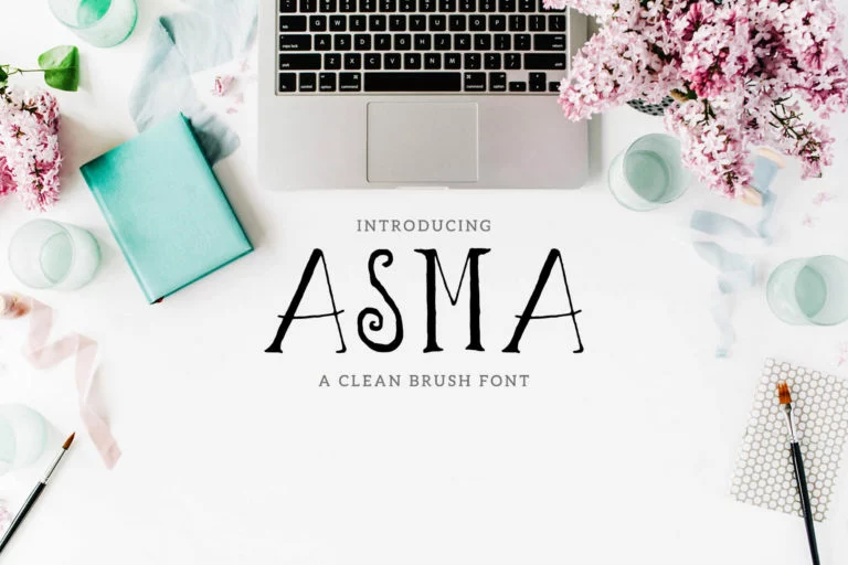 Asma Brush Font