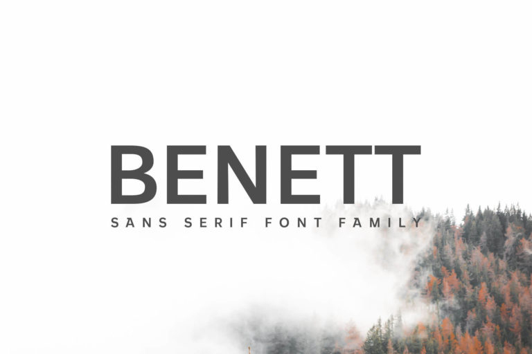 Benett Sans Serif Font Family