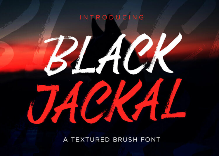 Black Jackal Brush Font Feature Image