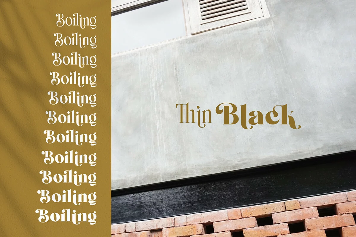 Boiling Serif Font Preview 8