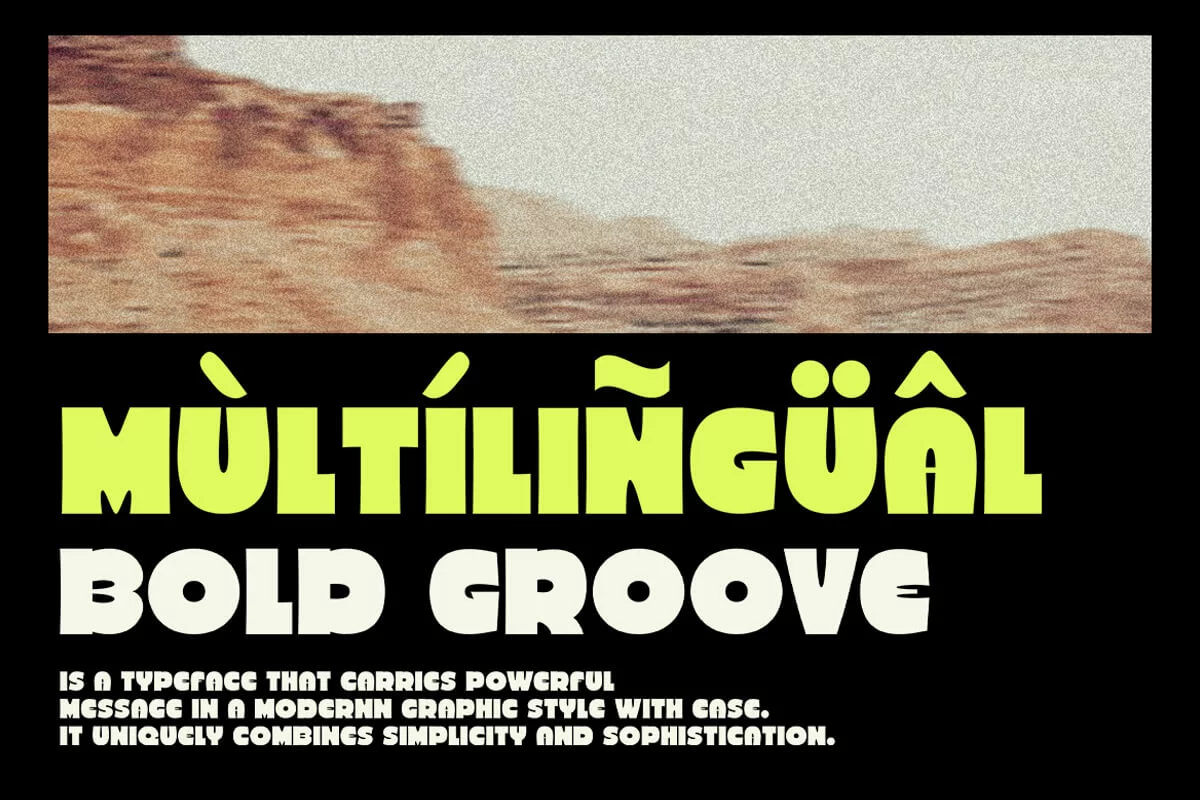 Bold Groove Display Font Preview 2
