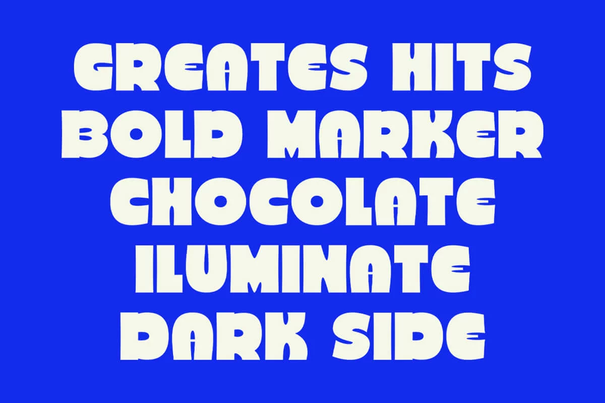 Bold Groove Display Font Preview 3
