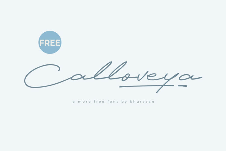 Free Calloveya Script Font