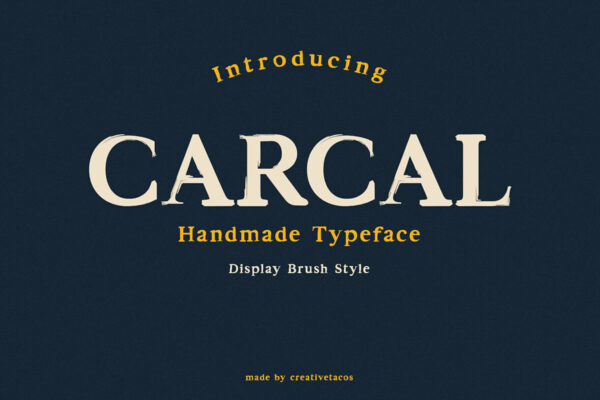 Carcal Brush Font – Free Download