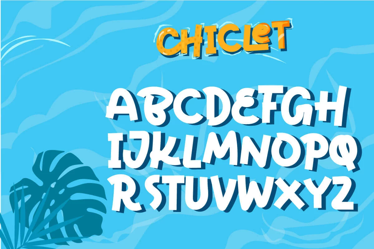 Chiclet Handwritten Font Preview 3