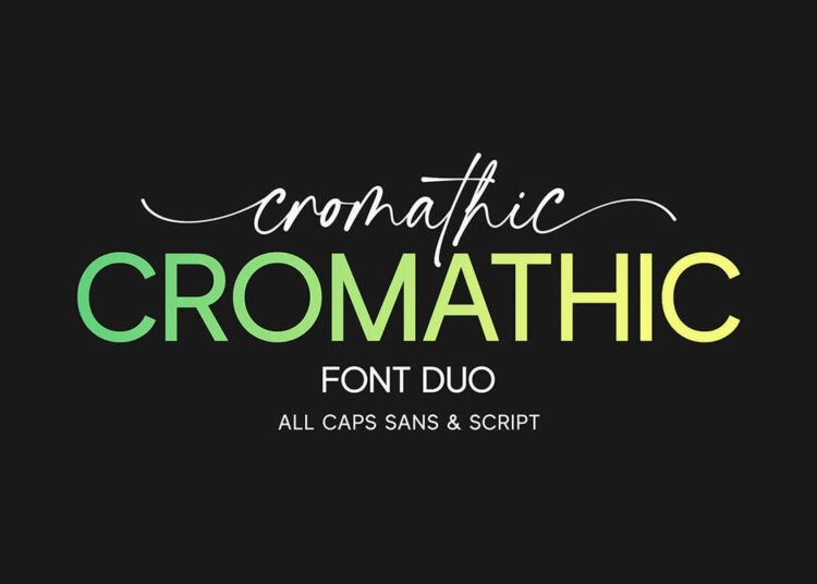 Cromathic Script Font