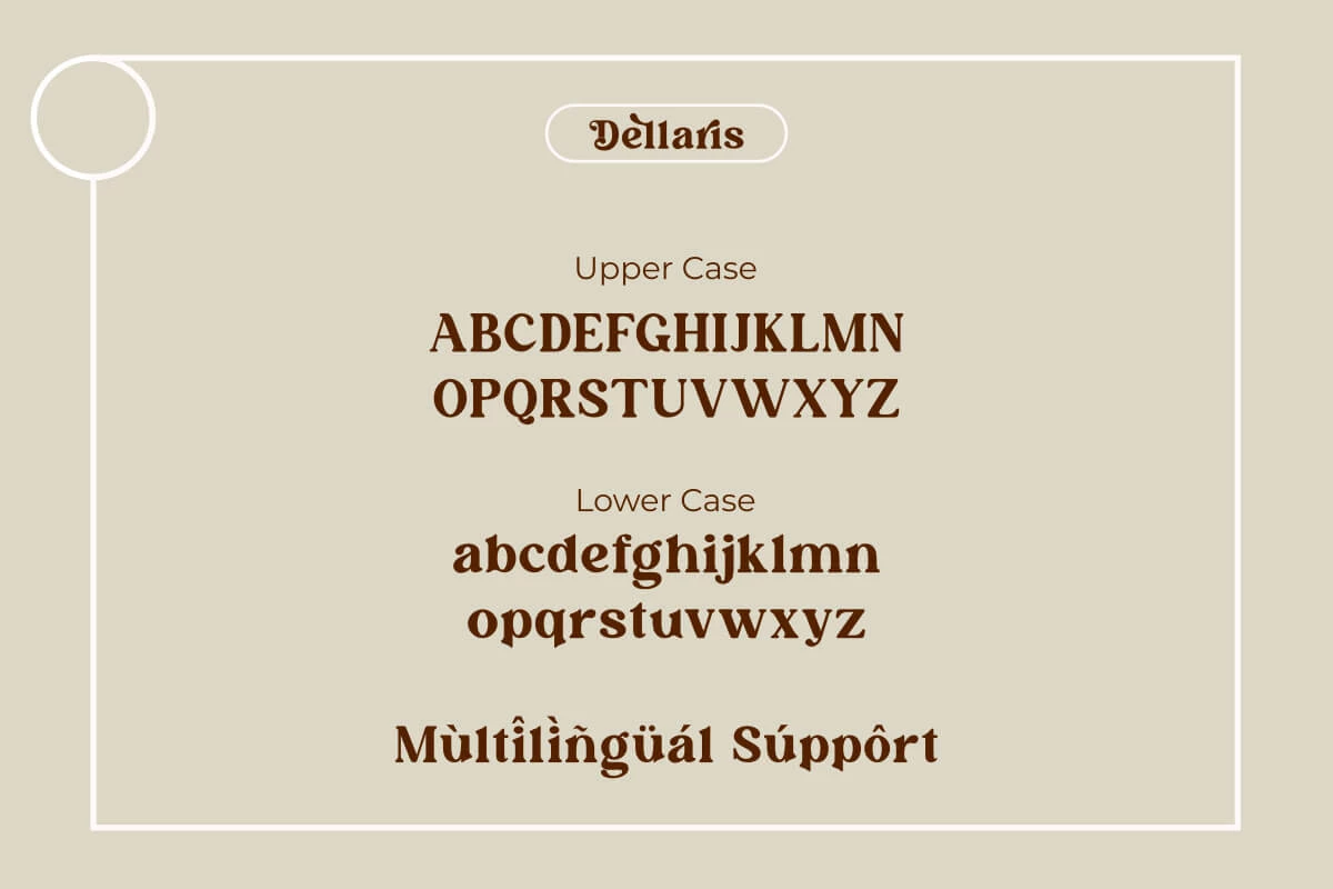Dellaris Serif Font Preview 6