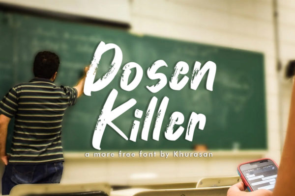 Free Dosen Killer Handwrittern Font