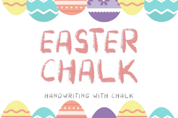 Free Easter Chalk Handwriting Font