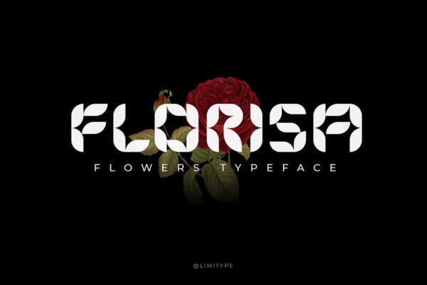 Free Florisa Flowers Typeface