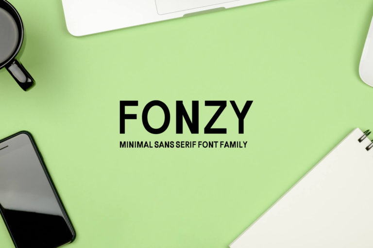 Fonzy Sans Serif Font Family Pack