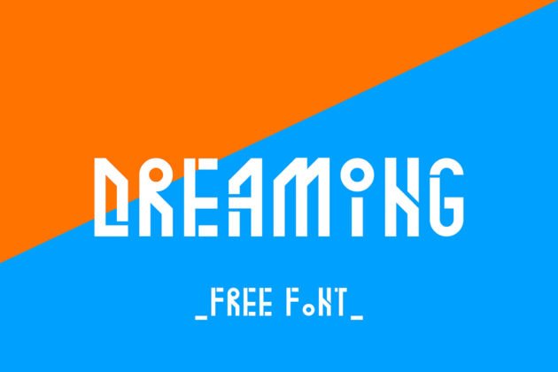 Free Dreaming Display Font