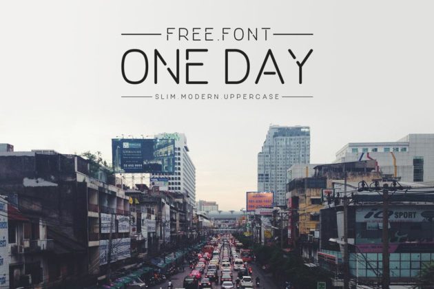Free ONE DAY Sans Serif Font