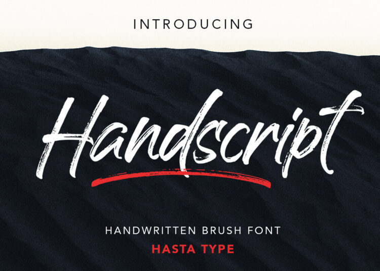 Handscript Handwritten Font Feature Image