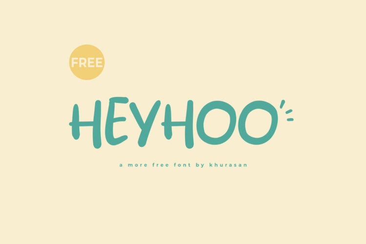 Free Heyhoo Display Font