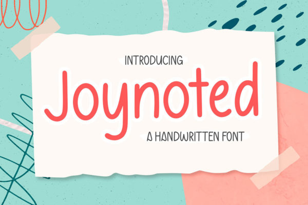 Free Joynoted Handwritten Font