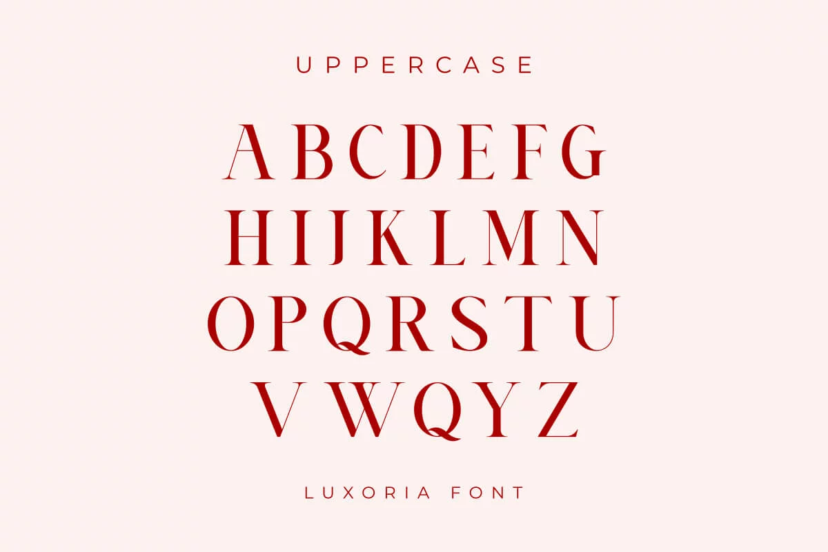 Luxoria Serif Font Preview 6
