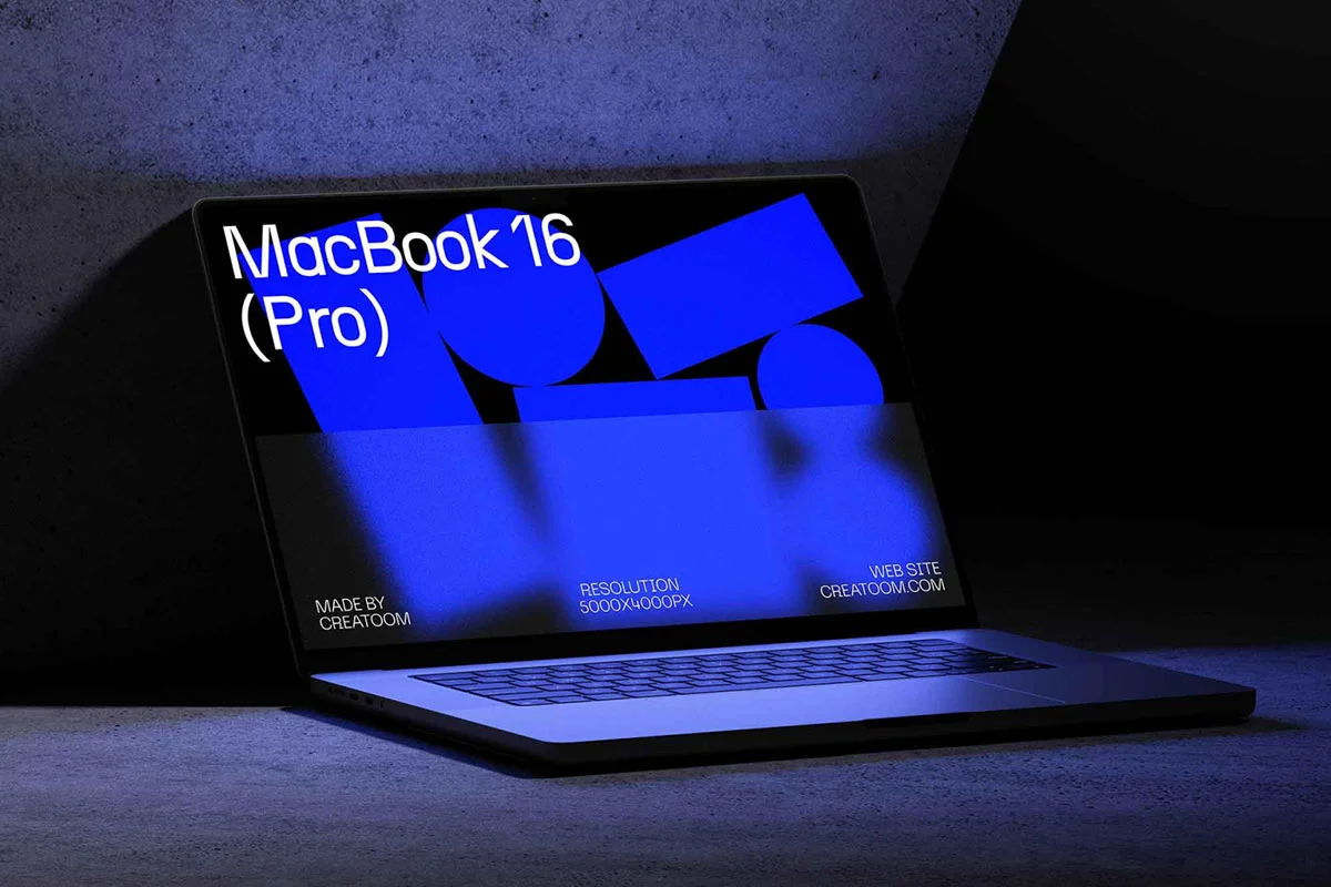 MacBook Pro 16 Mockup Preview Image
