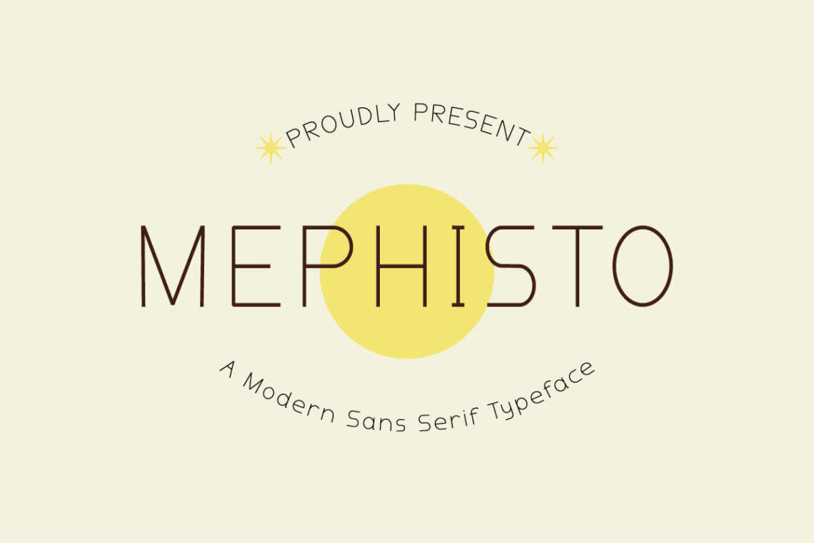 Mephisto Sans Serif Font