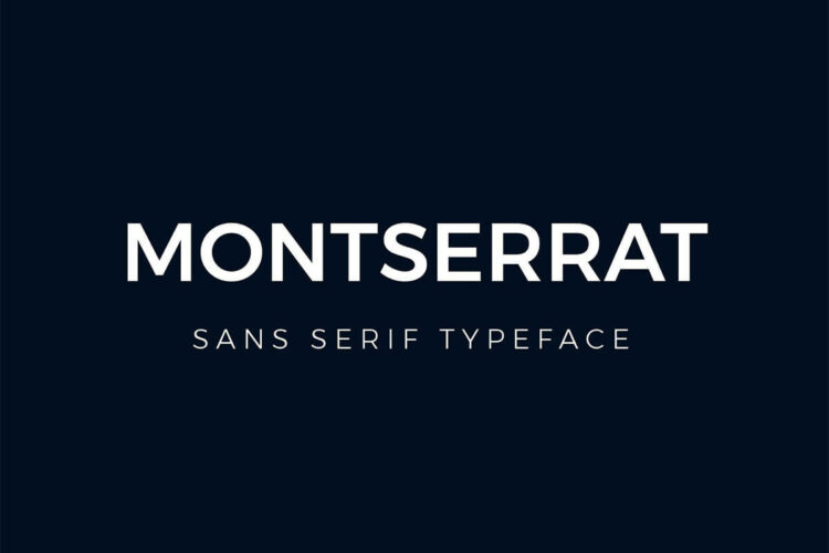 Montserrat Font Feature Image