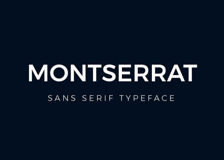 Montserrat Font Feature Image