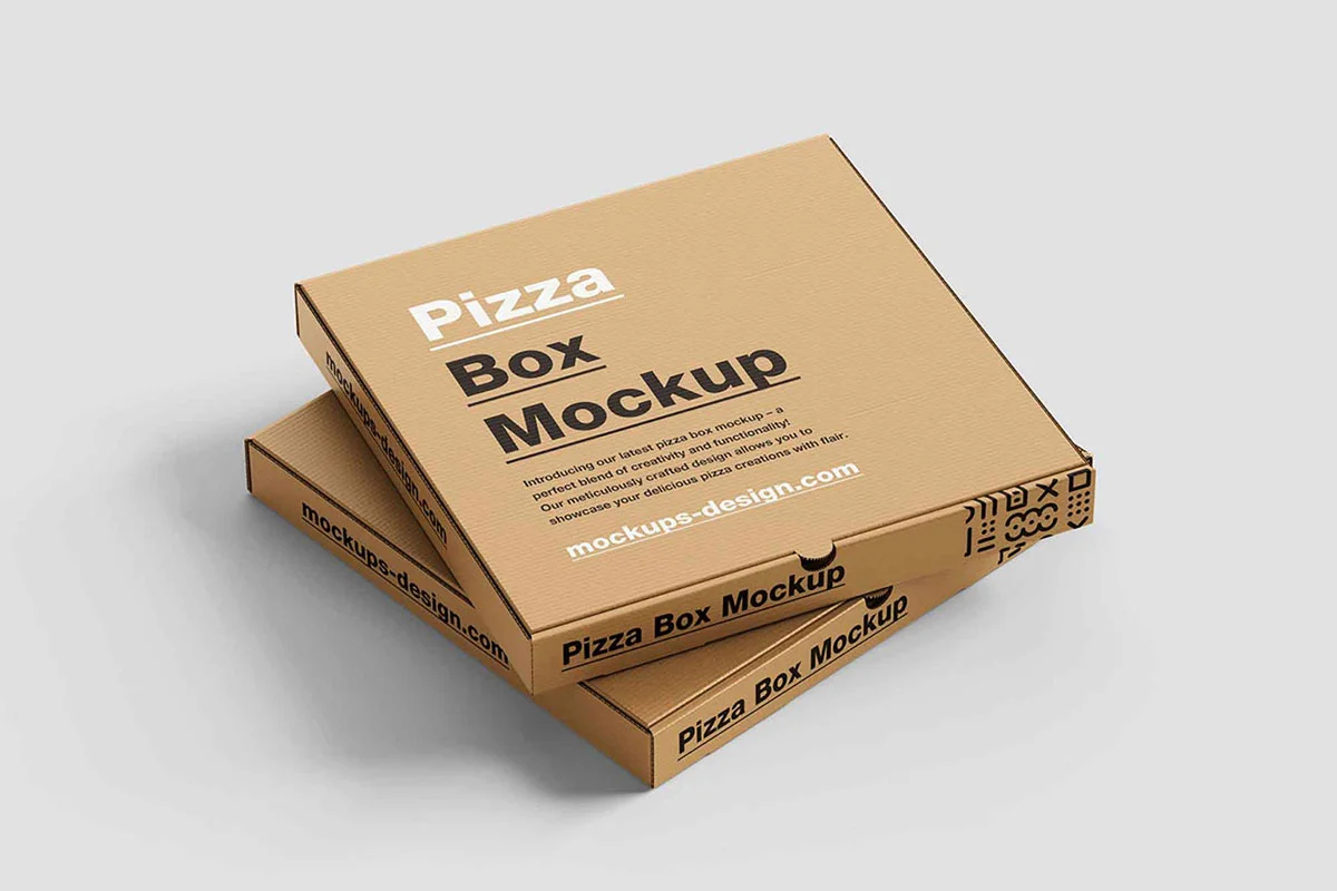 Pizza Boxes Mockup Preview 4