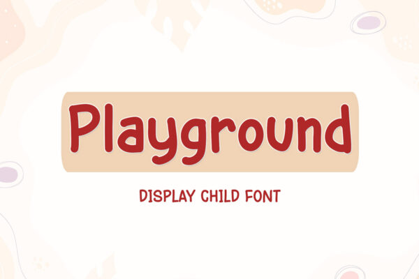 Free Playground Display Font