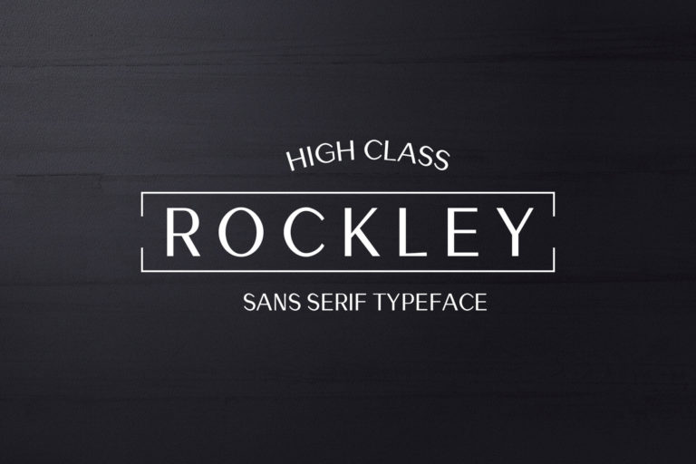 Rockley Sans Serif Font Family