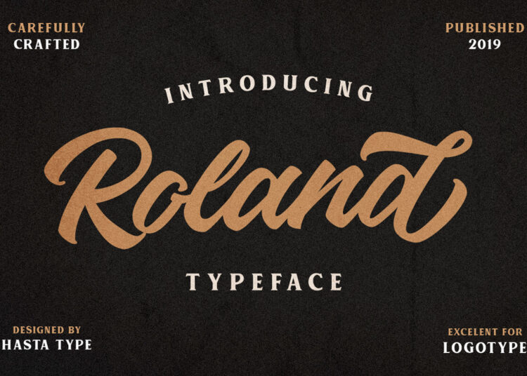Roland Handwritten Font Feature Image