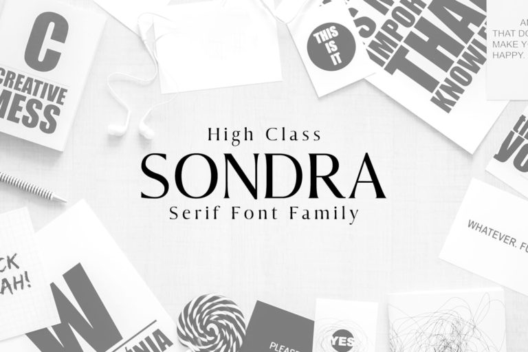 Sondra Serif Typeface