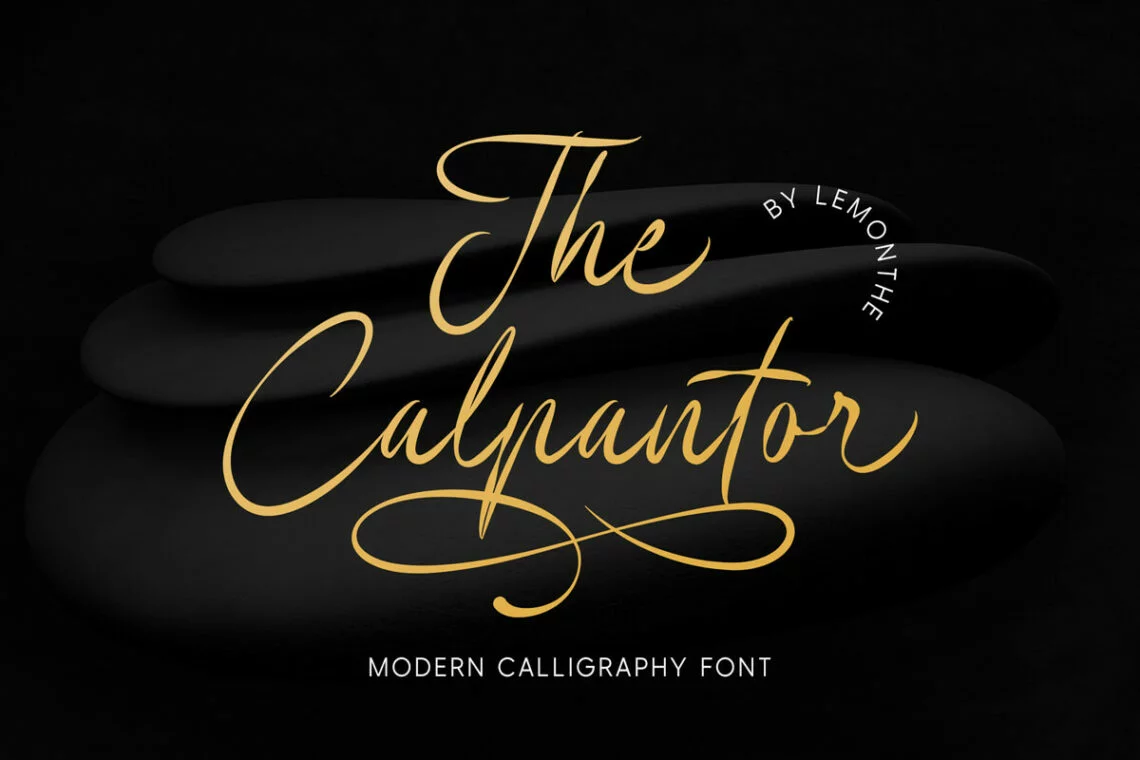 The Calpantor Calligraphy Font
