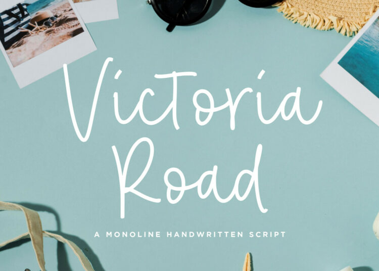 Victoria Road Handwritten Font