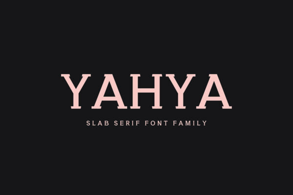 Free Yahya Slab Serif Font