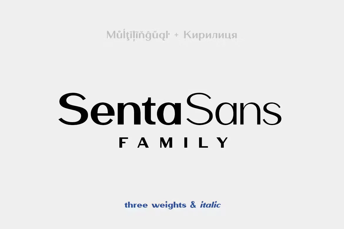 SentaSans Font Family