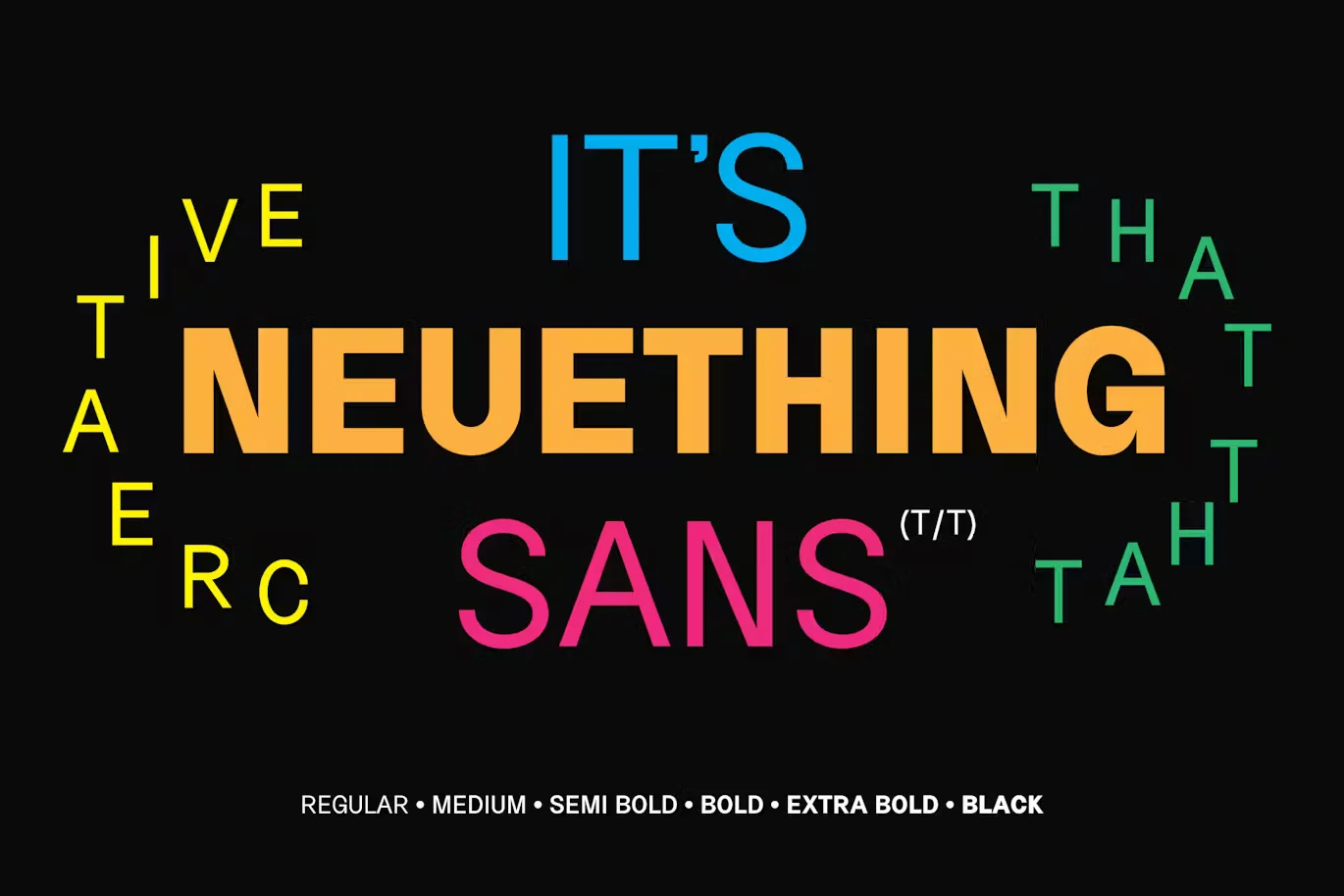 Neuething modern Helvetica Style font