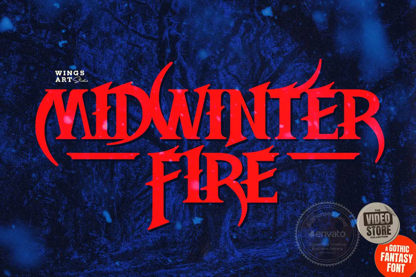 Midwinter Fire: A Gothic Fantasy Font