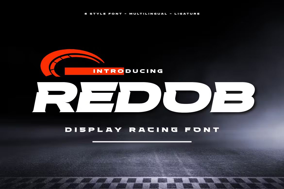 REDOB – Sport Racing Font