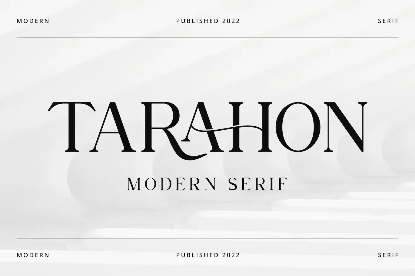 Tarahon - Business Font