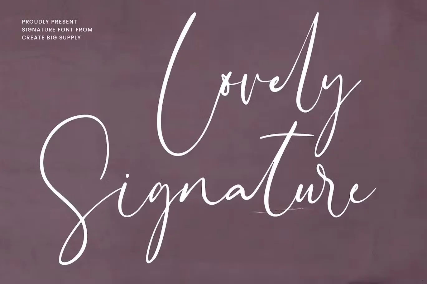 Lovely Signature