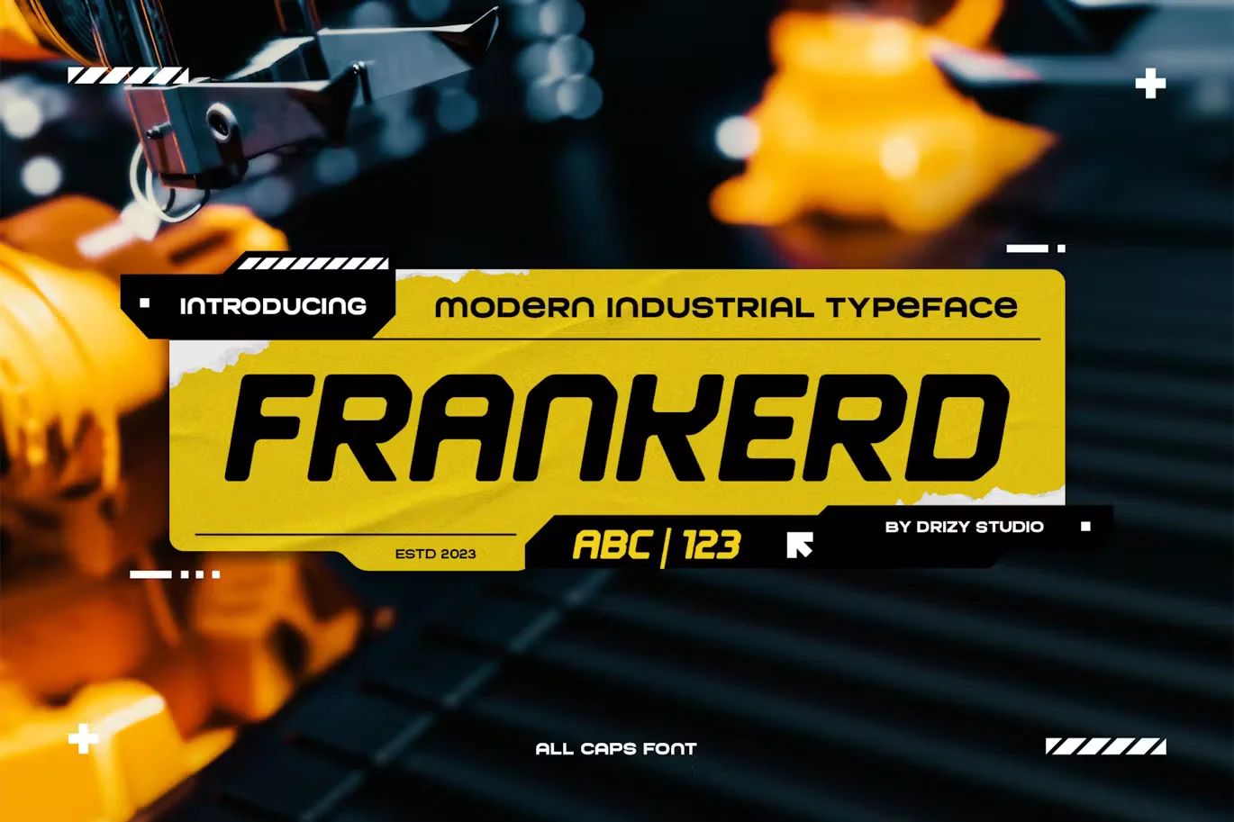Frankerd - Modern Industrial Font
