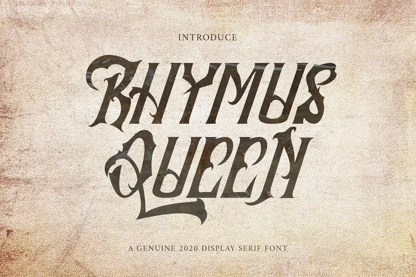 Rhymus Queen - Gothic Blackletter Font
