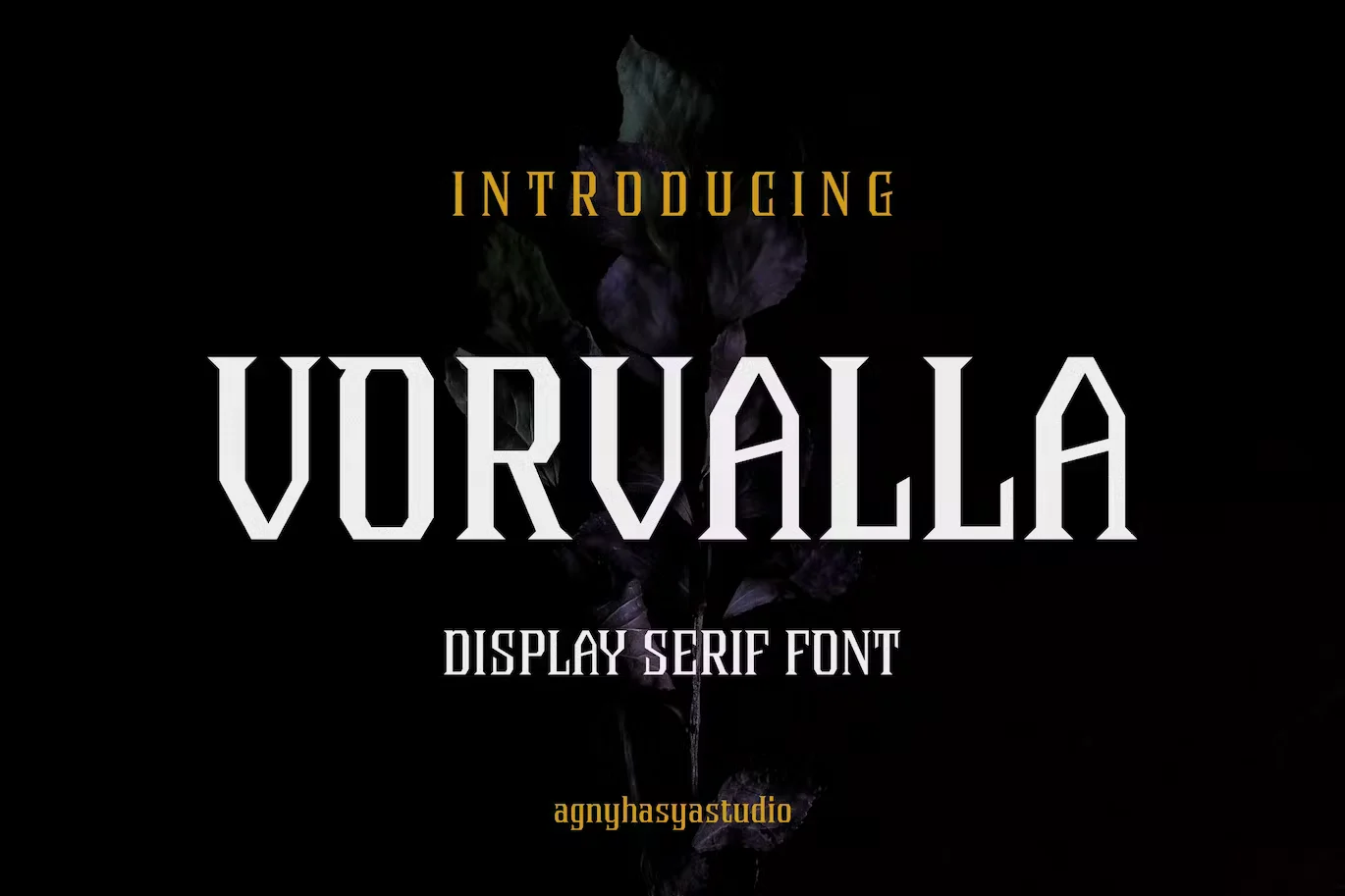 Vorvalla - Gothic Decorative Serif