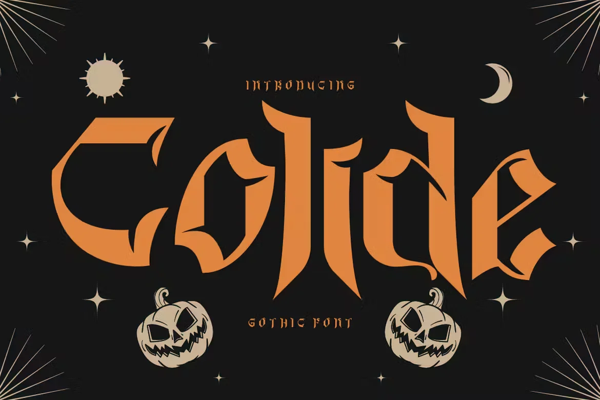 Colide - Gothic Font