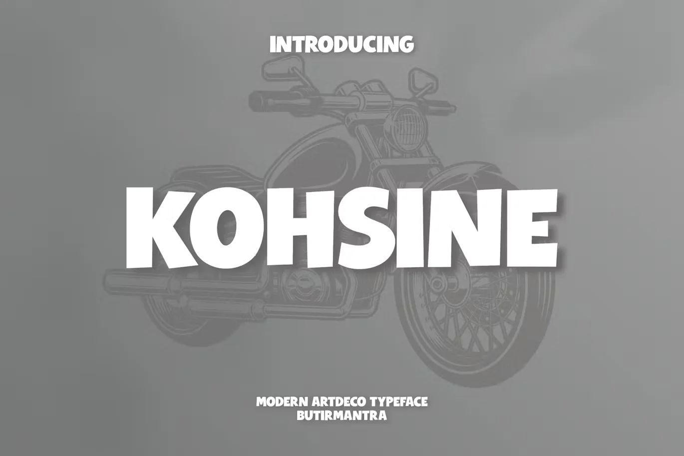 Kohsine - Modern Display Font